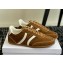 celine flat sneakers brown 2024
