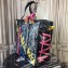 Balenciaga Graffiti Bazar Shopper Bag Red/White/Blue 2018