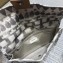 Chanel Printed Toile Clutch Bag Beige A91749 2018
