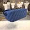 Balenciaga BB Chain S/M Charms Embroidered Logo Bag Blue 2018