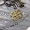 Balenciaga BB Chain S/M Charms Embroidered Logo Bag Grey 2018