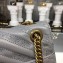 Balenciaga BB Chain S/M Charms Embroidered Logo Bag Grey 2018