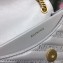 Balenciaga BB Chain S/M Charms Embroidered Logo Bag Grey 2018
