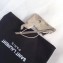 Saint Laurent SL Flag Brooch In Metal 533537