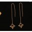 Fendi F Is Fendi Long Chain Earrings