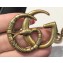 Gucci Snake Double G Metal Brooch 2019