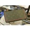 Louis Vuitton Zippy Wallet M62451 Green Monogram Embossed Leather