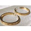 Louis Vuitton Nanogram Hoop Earrings M00220