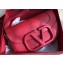 Valentino Supervee Calfskin Crossbody Large Bag Red 2020