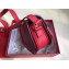 Valentino Supervee Calfskin Crossbody Small Bag Red 2020