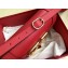 Valentino Supervee Calfskin Crossbody Large Bag Red/Gold 2020