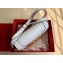 Valentino Supervee Calfskin Crossbody Large Bag White/Gold 2020