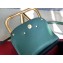Valentino Supervee Calfskin Crossbody Small Bag Green/Gold 2020