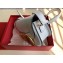 Valentino Supervee Calfskin Crossbody Small Bag White/Gold 2020