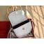 Valentino Supervee Calfskin Crossbody Small Bag White/Gold 2020