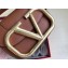 Valentino Supervee Calfskin Crossbody Small Bag Brown/Gold 2020
