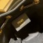 Fendi Canvas Embroidered FF Mon Tresor Mini Bucket Bag Black 2020
