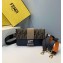 Fendi FF Jacquard Regular Baguette Belt Bag Brown/Python 2020