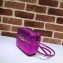 Gucci Laminated Leather Mini Shoulder Bag 534950 Fuchsia 2020
