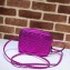 Gucci Laminated Leather Mini Shoulder Bag 534950 Fuchsia 2020