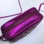 Gucci Laminated Leather Mini Shoulder Bag 534950 Fuchsia 2020