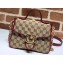 Gucci Diagonal GG Marmont Mini Top Handle Bag 583571 Canvas Red 2020
