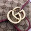 Gucci Diagonal GG Marmont Mini Top Handle Bag 583571 Canvas Red 2020
