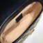 Gucci Diagonal GG Marmont Mini Top Handle Bag 583571 Canvas Black 2020