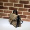 Gucci Diagonal GG Marmont Mini Top Handle Bag 583571 Canvas Black 2020