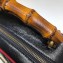 Gucci GG Marmont Small Shoulder Bag with Bamboo 602270 Black/Red 2020
