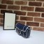 Gucci Diagonal GG Marmont Super Mini Shoulder Bag 574969 Blue/White 2020