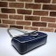 Gucci Diagonal GG Marmont Small Shoulder Bag 443497 Blue/White 2020