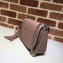 Gucci Soho Tassel Leather Chain Shoulder Bag 336752 Nude Pink