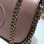 Gucci Soho Tassel Leather Chain Shoulder Bag 336752 Nude Pink