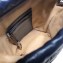 Gucci Diagonal GG Marmont Double G Mini Bucket Bag 575163 Blue/White 2020