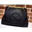 Gucci Soho Tassel Leather Shoulder Bag 308982 Black
