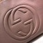 Gucci Soho Tassel Leather Shoulder Bag 308982 Nude Pink