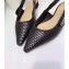 Dior J'Adior Slingback Braided Ballet Flats Black 2020