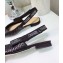 Dior J'Adior Slingback Braided Ballet Flats Black 2020