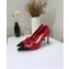 Dior Heel 8.5cm Spectadior Pumps in Brushed Calfskin Red/Black 2020