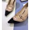 Dior Heel 8.5cm Spectadior Pumps in Brushed Calfskin Nude/Black 2020