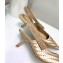 Dior Heel 6.5cm J'Adior Slingback Braided Pumps Gold 2020