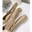 Dior J'Adior Slingback Braided Ballet Flats Gold 2020