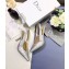 Dior Heel 9.5cm J'Adior Slingback Braided Pumps Silver 2020