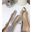 Dior Heel 6.5cm J'Adior Slingback Braided Pumps Silver 2020