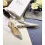 Dior J'Adior Slingback Braided Ballet Flats Silver 2020