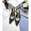 Dior Heel 9.5cm J'Adior Slingback Braided Pumps Black 2020