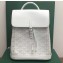 Goyard Alpin Mini Backpack Bag White