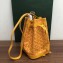 Goyard Petite Flot Bucket Bag Yellow