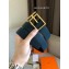 Hermes Width 3.2cm Nathan 32 Reversible Leather Belt Black/Bleu Blue